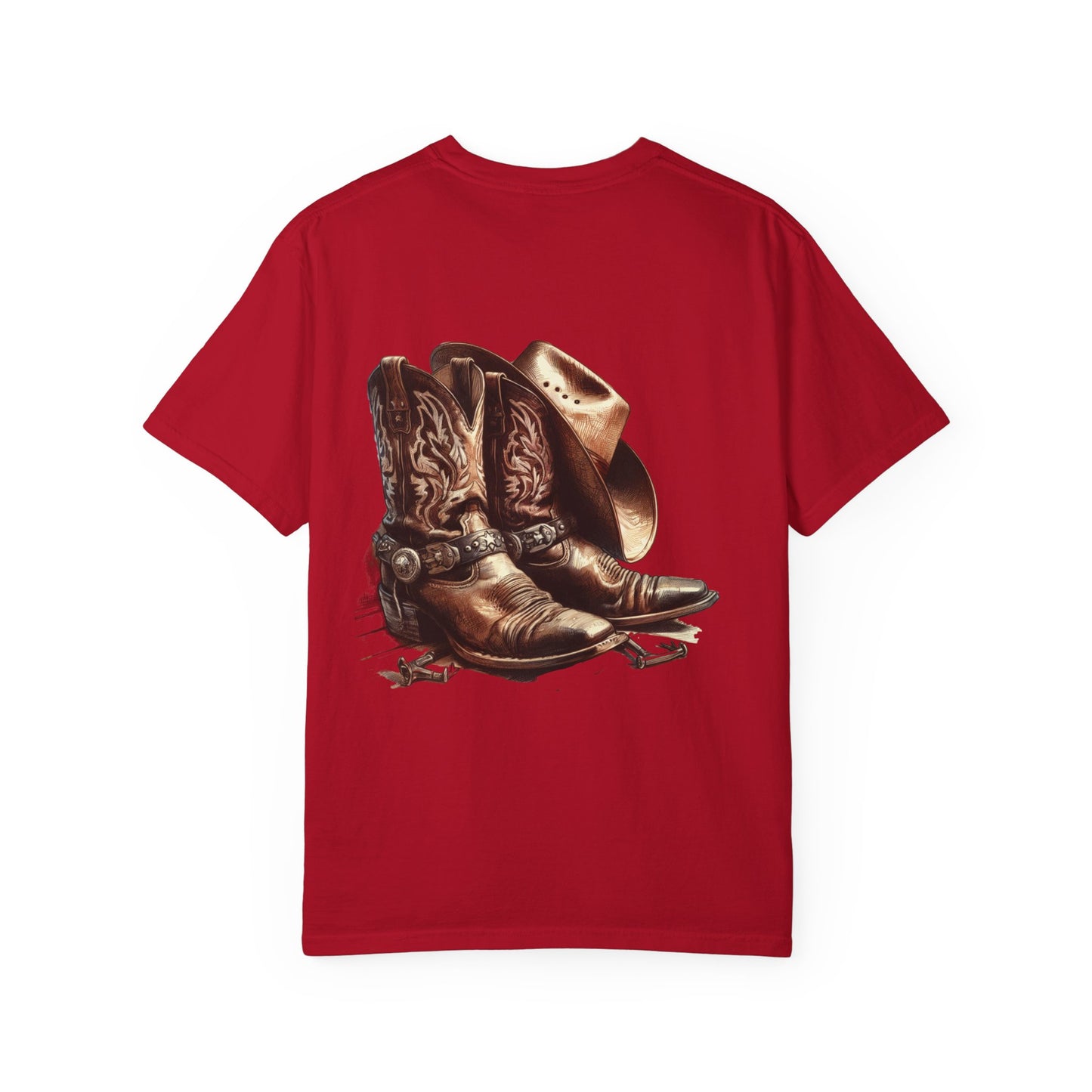 Unisex Garment-Dyed T-shirt | Western Wear Boots