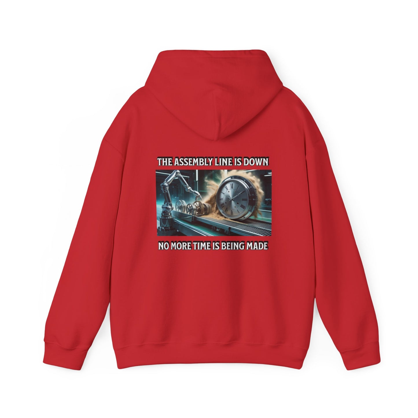 Unisex Heavy Blend™ Hooded Sweatshirt | No More Time Can Be Produced | Time Is A Limited Resource