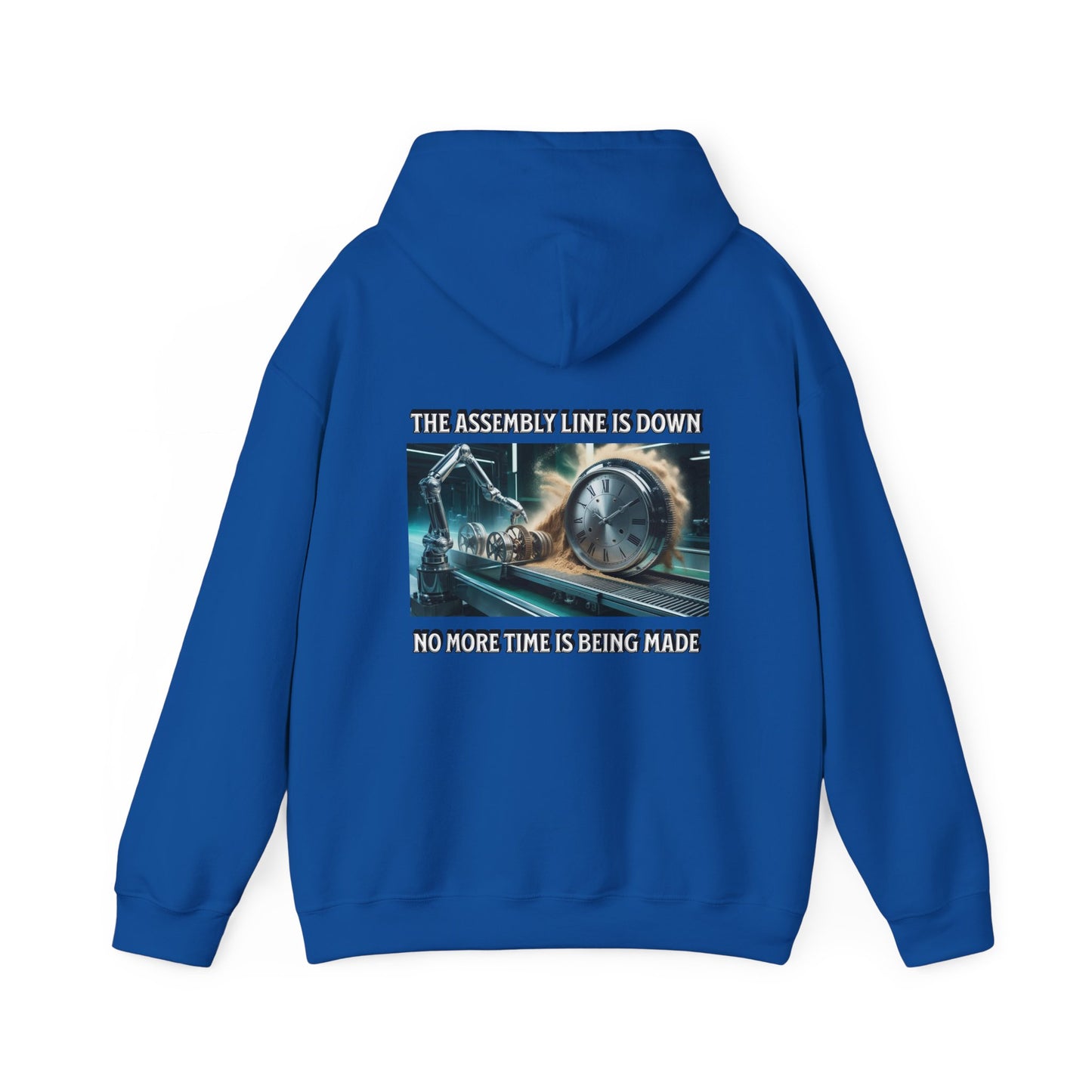 Unisex Heavy Blend™ Hooded Sweatshirt | No More Time Can Be Produced | Time Is A Limited Resource