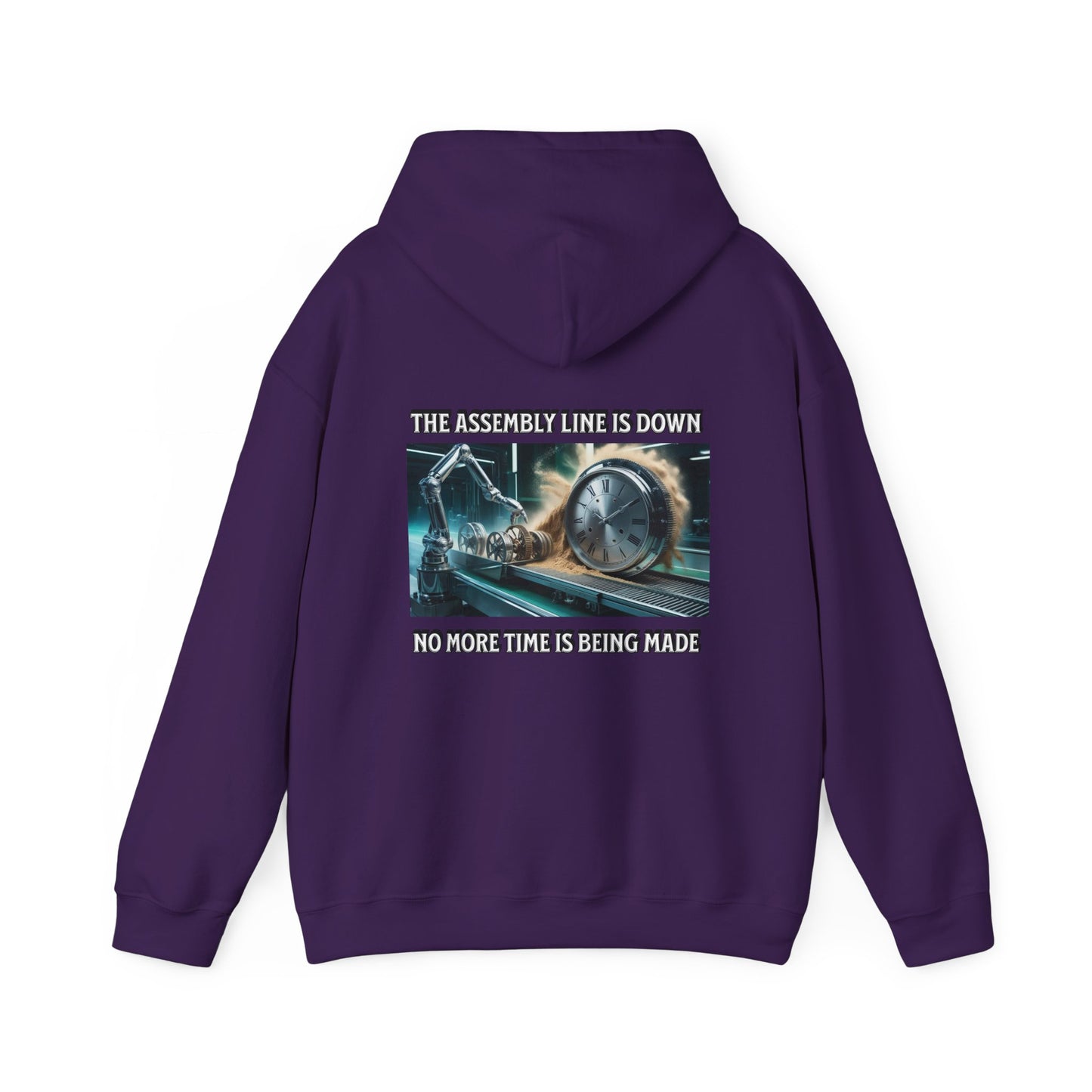 Unisex Heavy Blend™ Hooded Sweatshirt | No More Time Can Be Produced | Time Is A Limited Resource