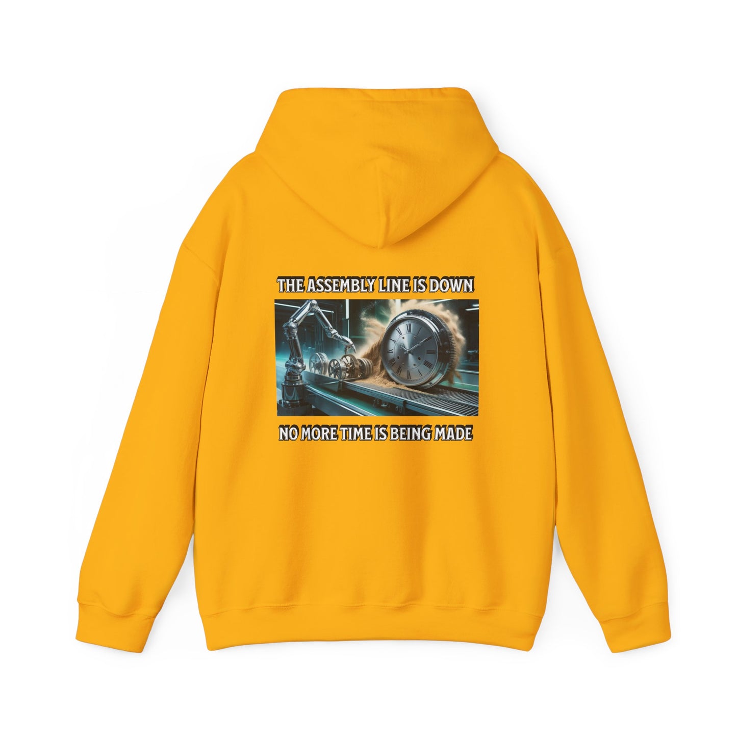 Unisex Heavy Blend™ Hooded Sweatshirt | No More Time Can Be Produced | Time Is A Limited Resource