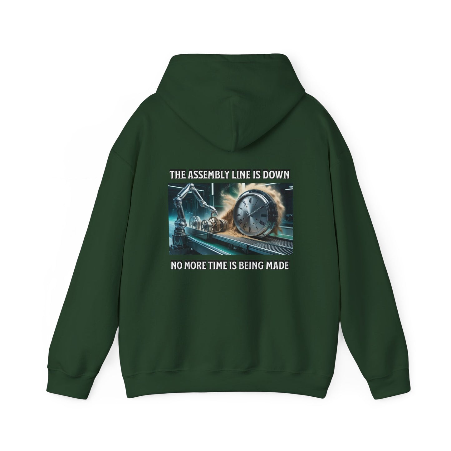 Unisex Heavy Blend™ Hooded Sweatshirt | No More Time Can Be Produced | Time Is A Limited Resource