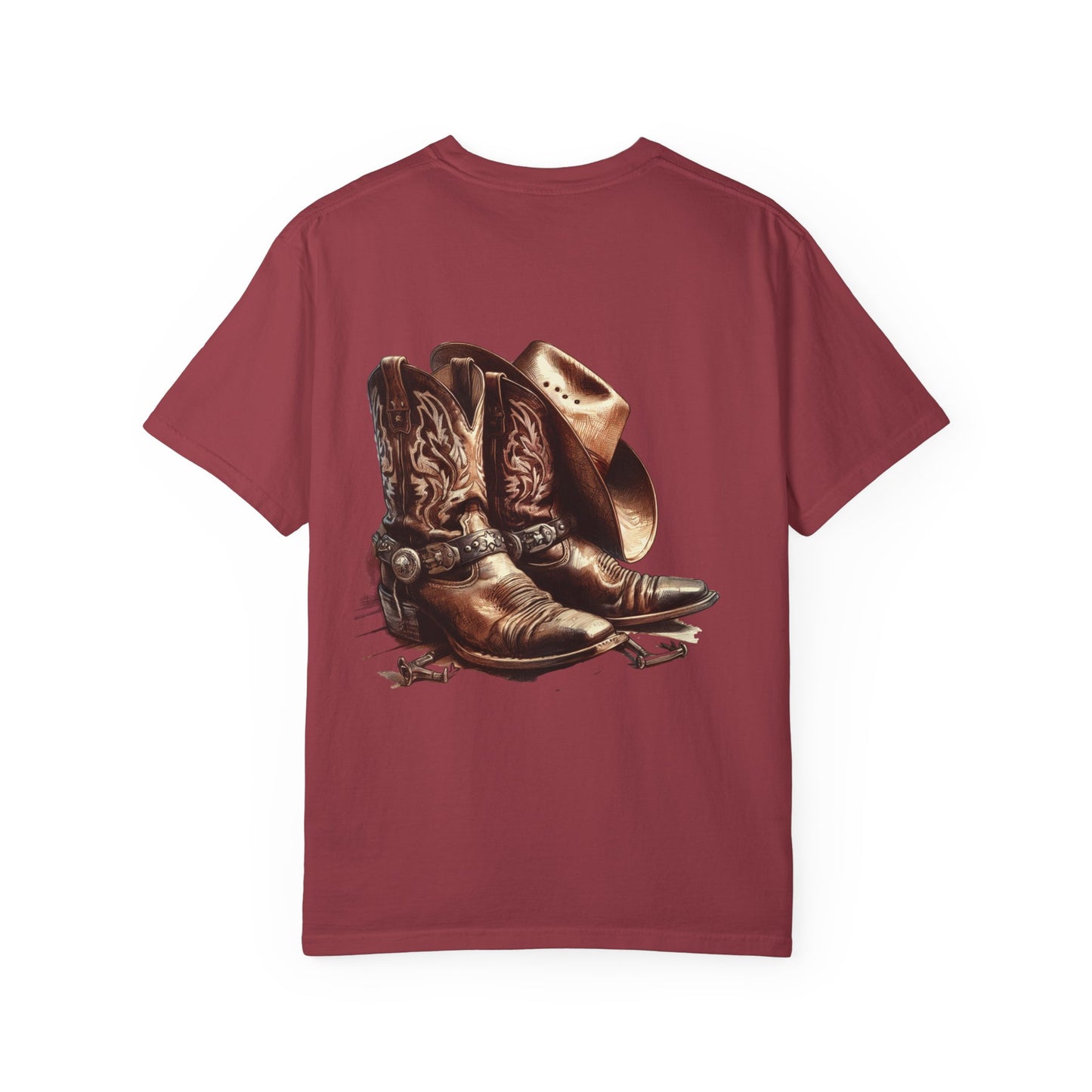 Unisex Garment-Dyed T-shirt | Western Wear Boots