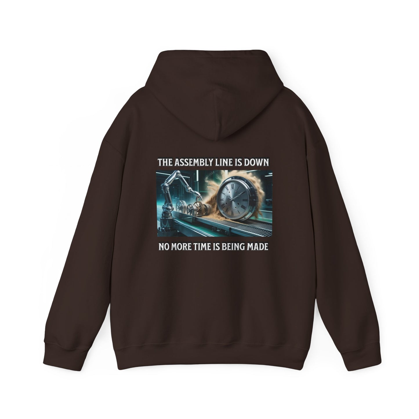 Unisex Heavy Blend™ Hooded Sweatshirt | No More Time Can Be Produced | Time Is A Limited Resource