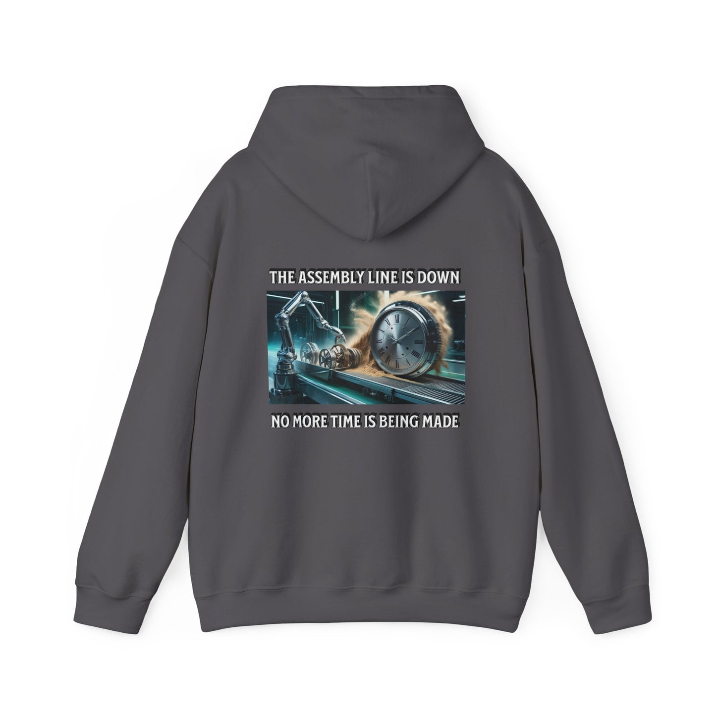Unisex Heavy Blend™ Hooded Sweatshirt | No More Time Can Be Produced | Time Is A Limited Resource