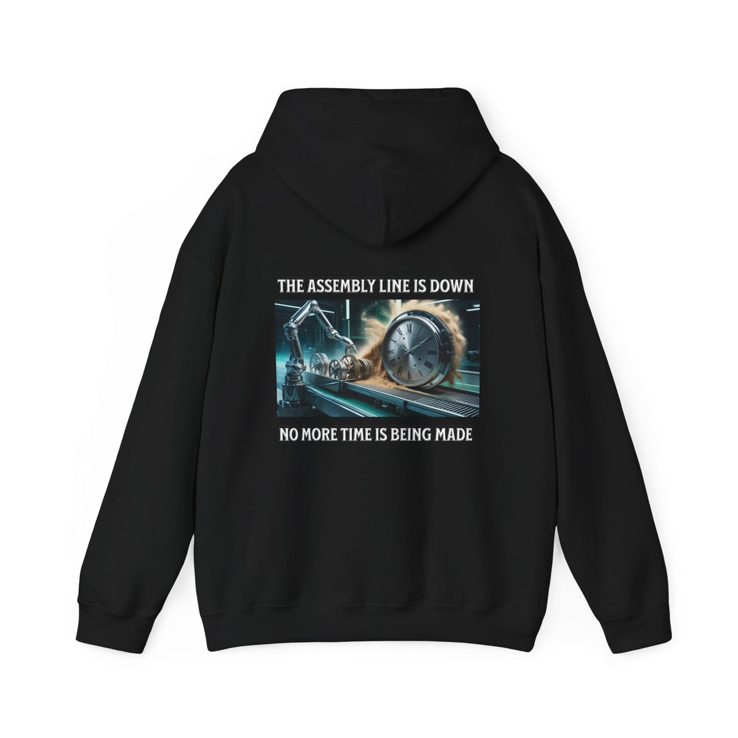 Unisex Heavy Blend™ Hooded Sweatshirt | No More Time Can Be Produced | Time Is A Limited Resource