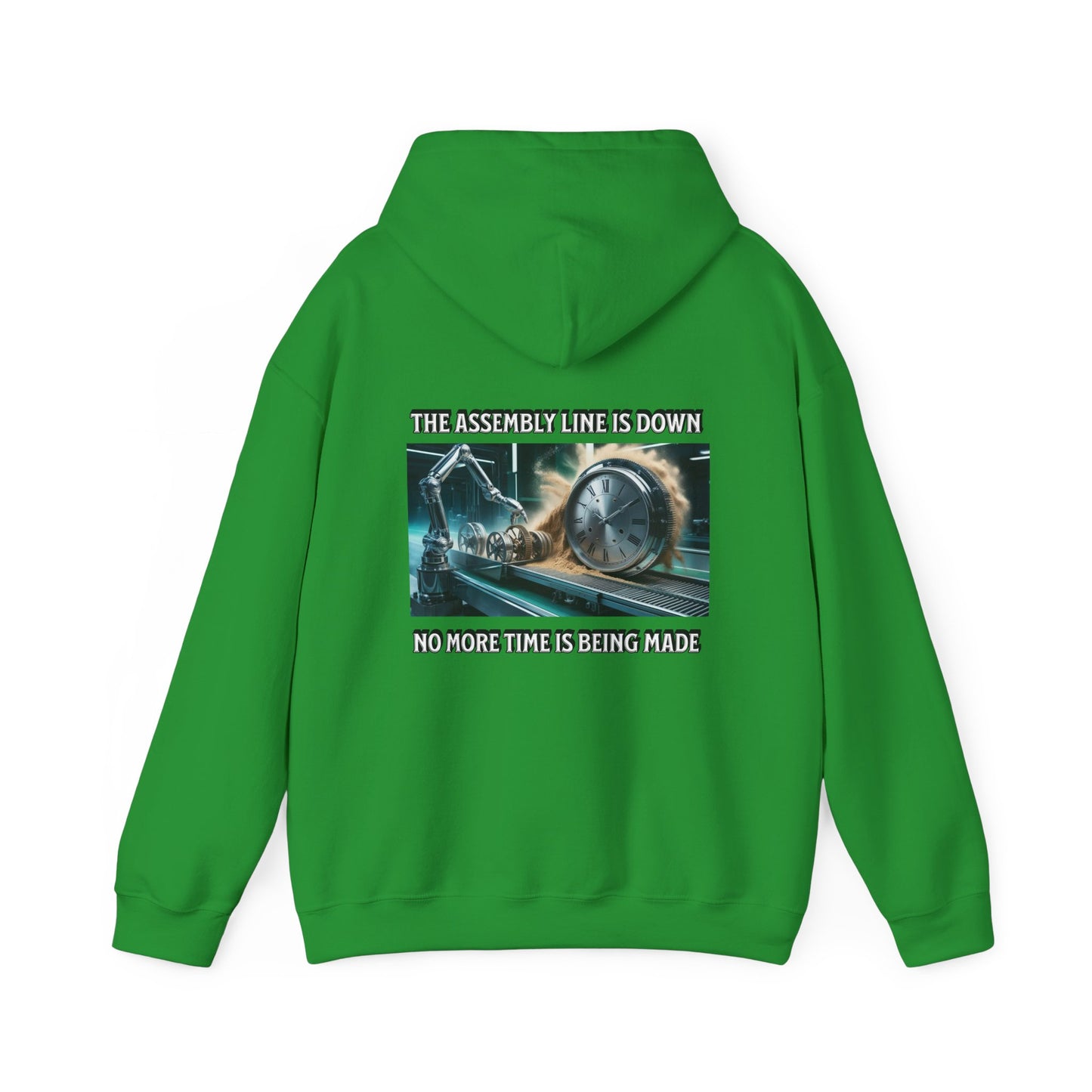 Unisex Heavy Blend™ Hooded Sweatshirt | No More Time Can Be Produced | Time Is A Limited Resource