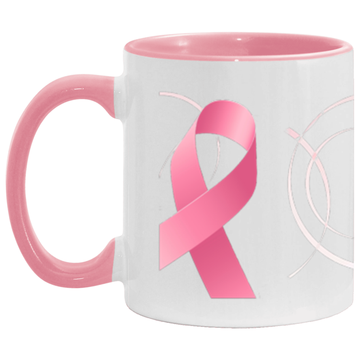 Wrap Around 11oz Accent Mug, Cancer Awareness, Coffee, Mug, Coffee