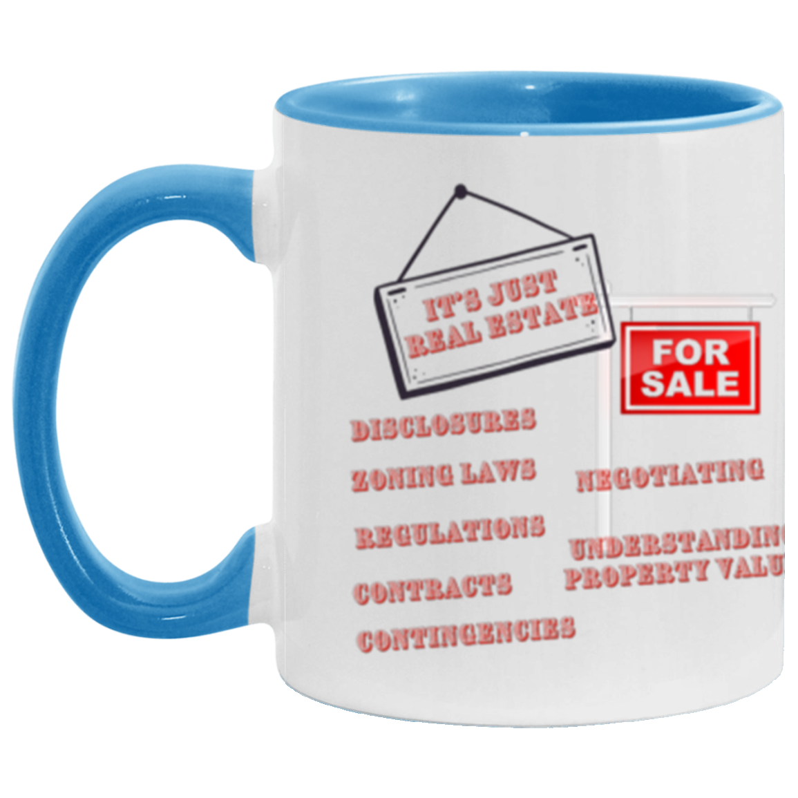 Wrap Around 11oz Accent Mug, Real Estate, Mug, Coffee Mug, Coffee, Sold