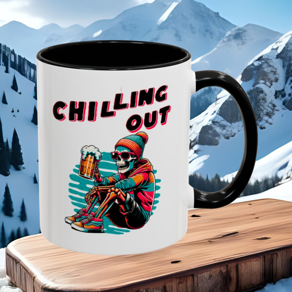 Wrap Around Mug 11 & 15 oz | Chilling Out | Coffee Mug | Mug