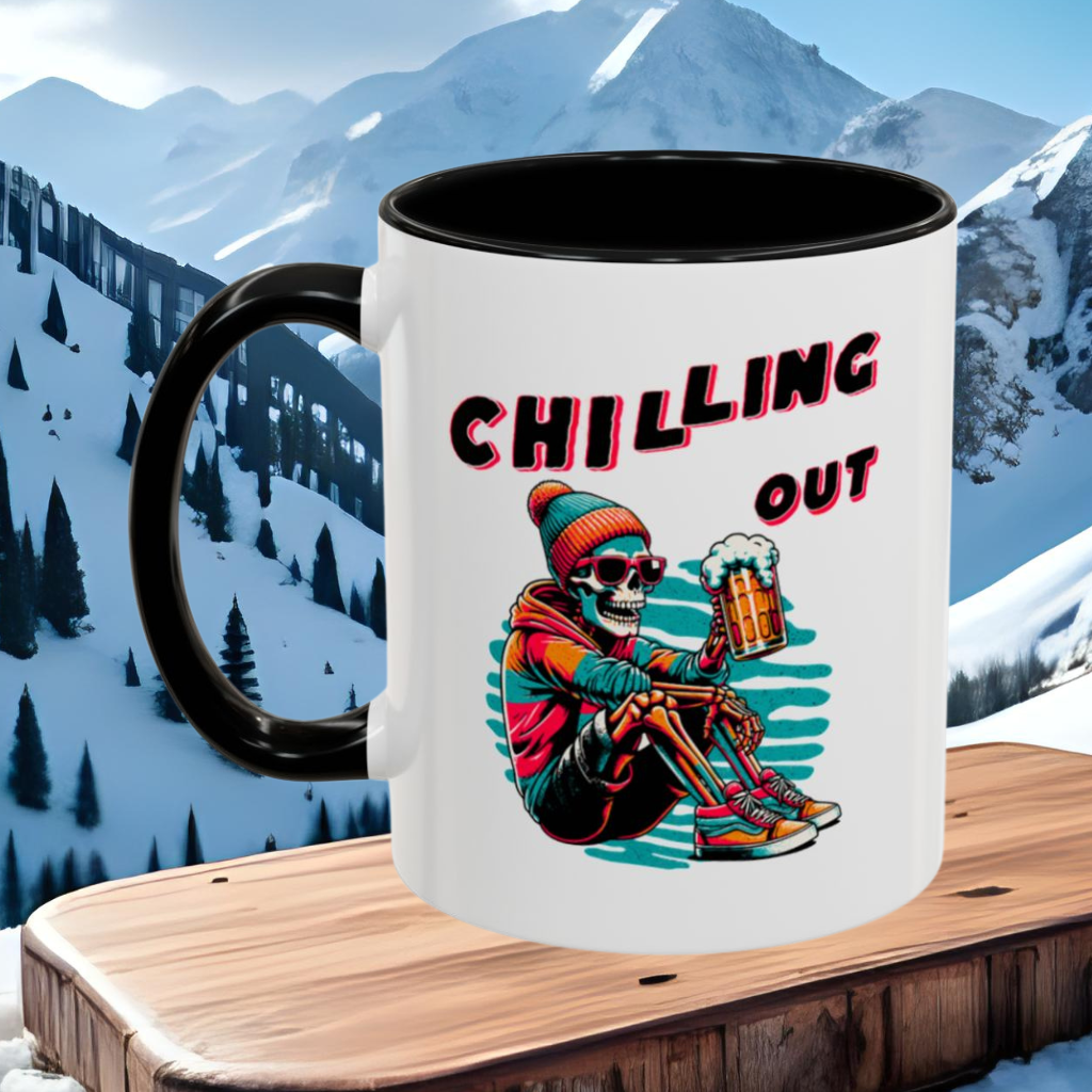 Wrap Around Mug 11 & 15 oz | Chilling Out | Coffee Mug | Mug