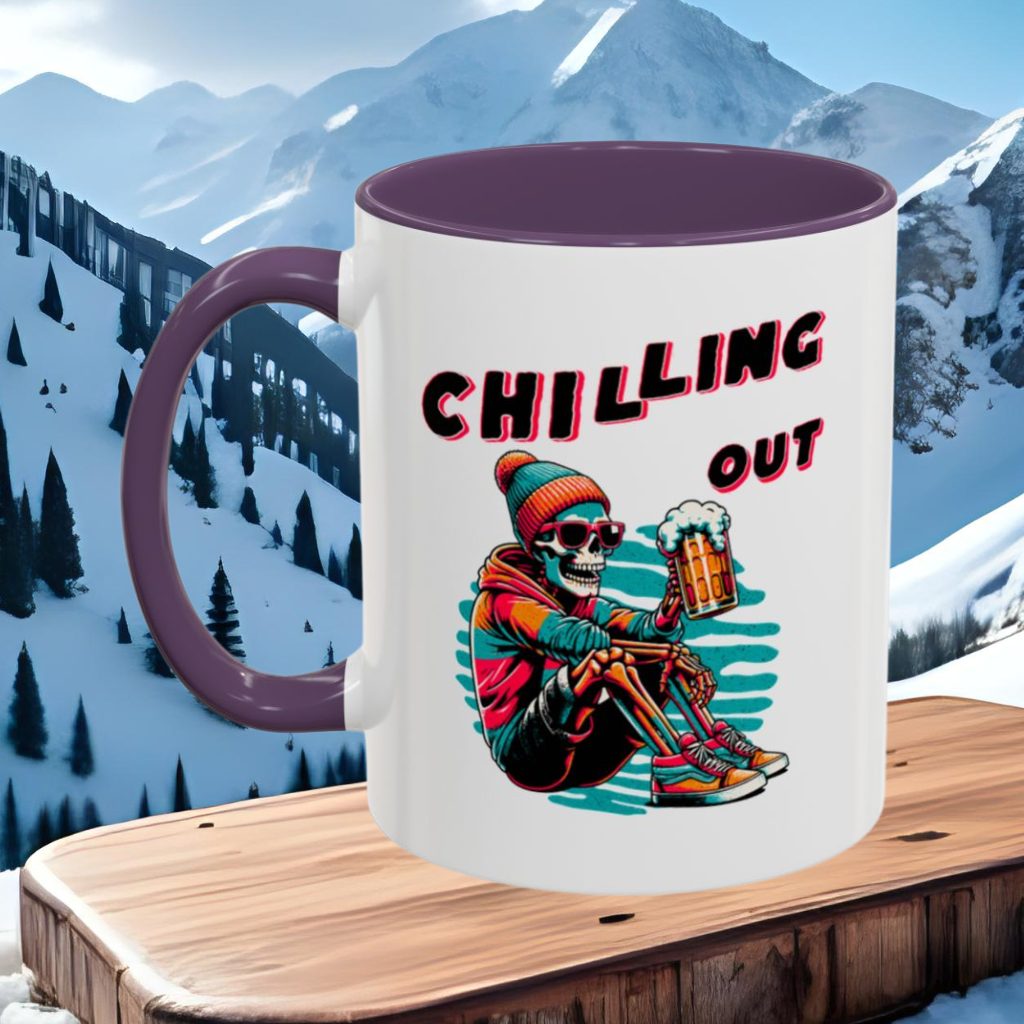 Wrap Around Mug 11 & 15 oz | Chilling Out | Coffee Mug | Mug