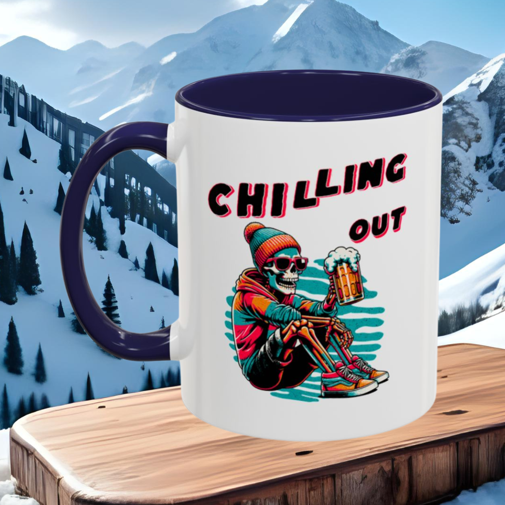 Wrap Around Mug 11 & 15 oz | Chilling Out | Coffee Mug | Mug