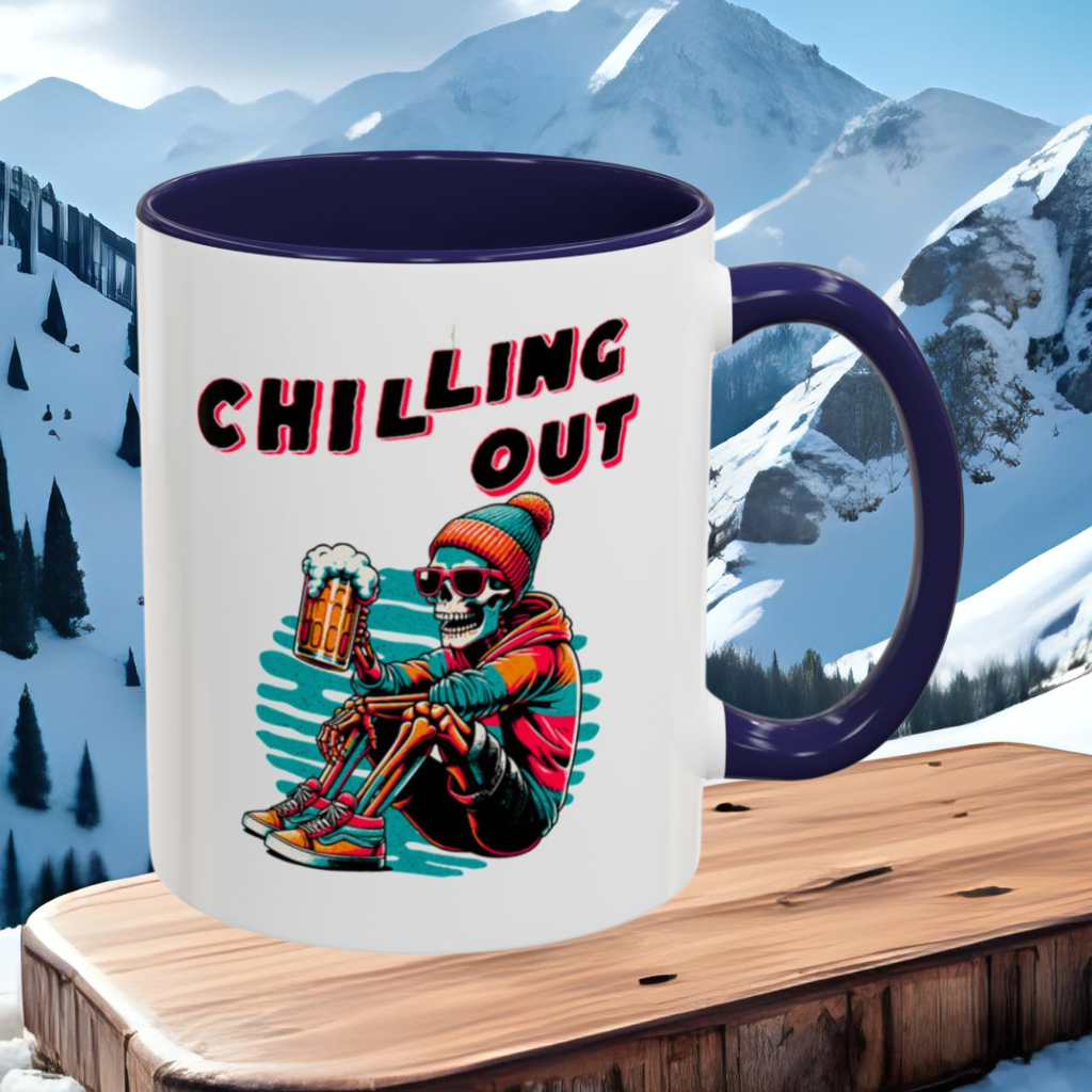 Wrap Around Mug 11 & 15 oz | Chilling Out | Coffee Mug | Mug