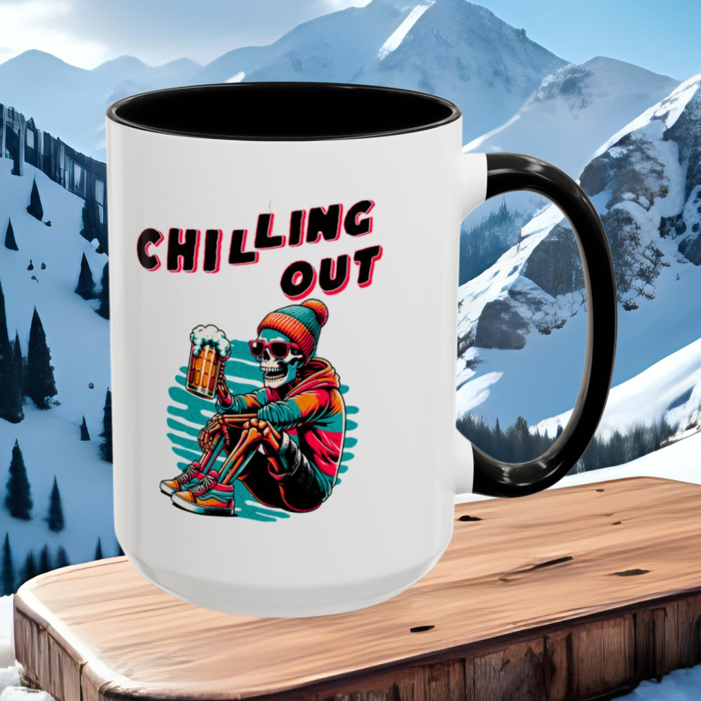 Wrap Around Mug 11 & 15 oz | Chilling Out | Coffee Mug | Mug