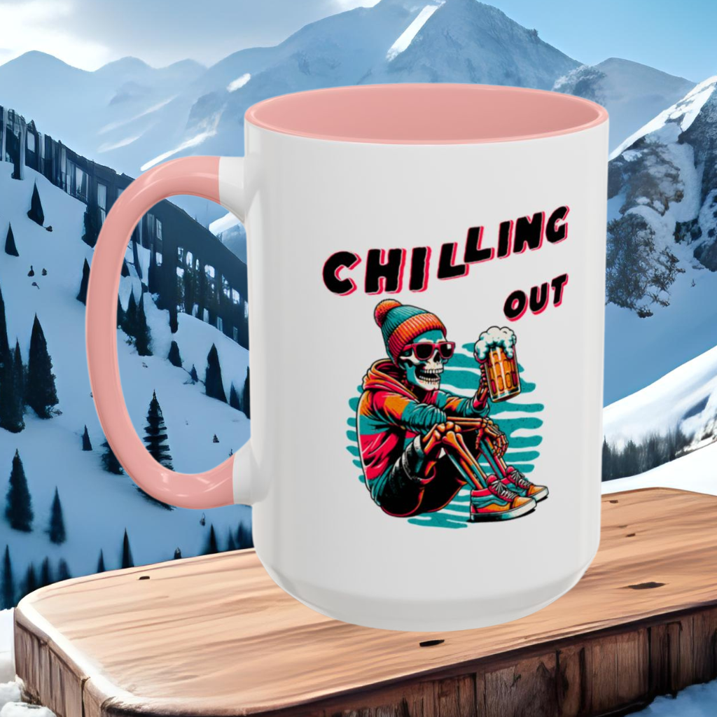 Wrap Around Mug 11 & 15 oz | Chilling Out | Coffee Mug | Mug