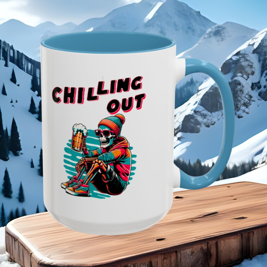 Wrap Around Mug 11 & 15 oz | Chilling Out | Coffee Mug | Mug