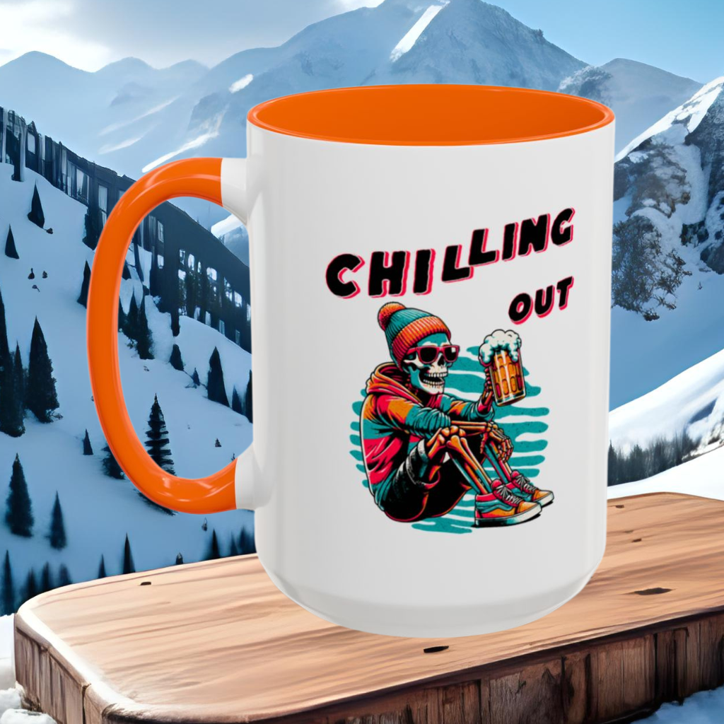 Wrap Around Mug 11 & 15 oz | Chilling Out | Coffee Mug | Mug