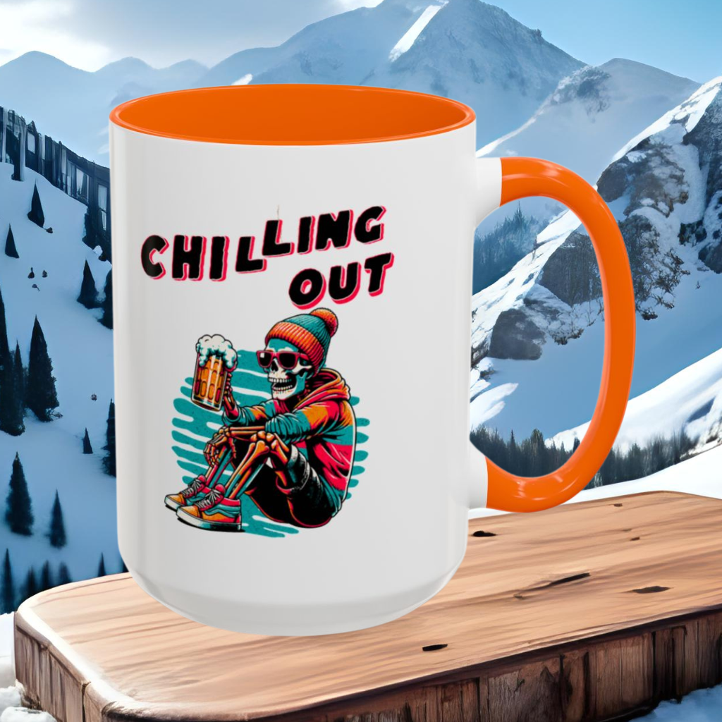 Wrap Around Mug 11 & 15 oz | Chilling Out | Coffee Mug | Mug