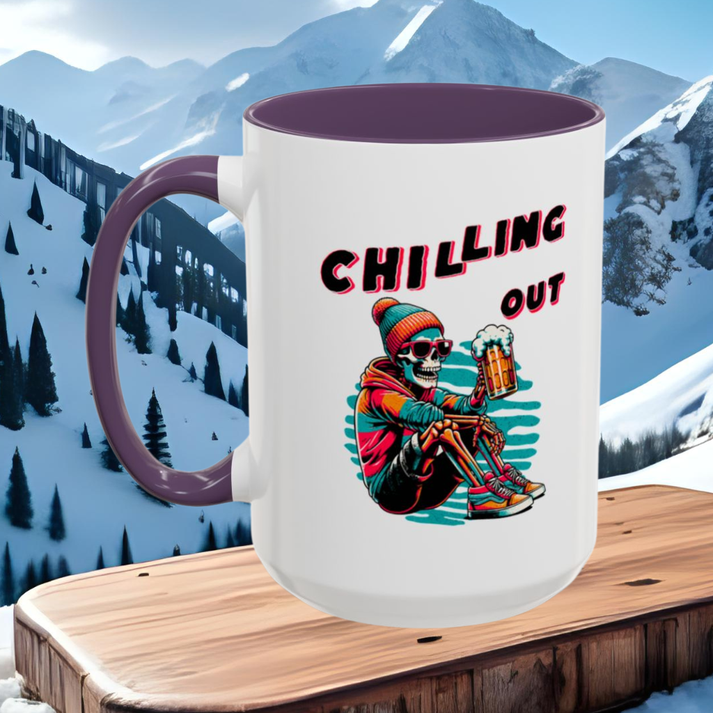 Wrap Around Mug 11 & 15 oz | Chilling Out | Coffee Mug | Mug