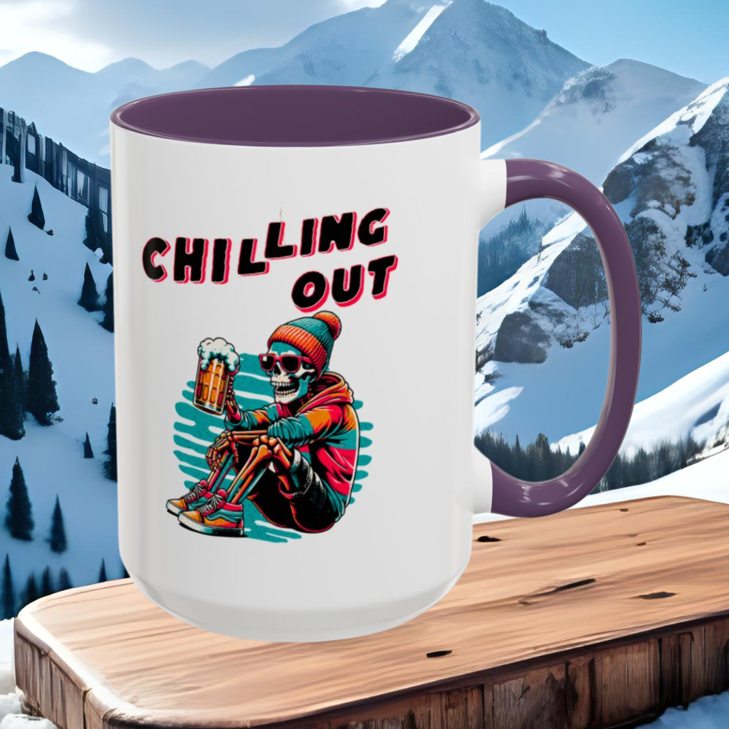 Wrap Around Mug 11 & 15 oz | Chilling Out | Coffee Mug | Mug