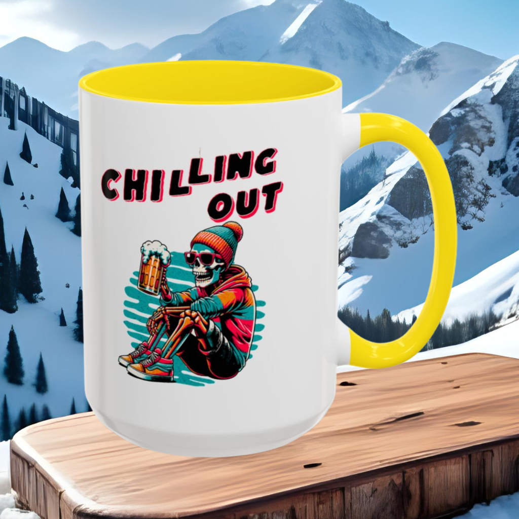 Wrap Around Mug 11 & 15 oz | Chilling Out | Coffee Mug | Mug