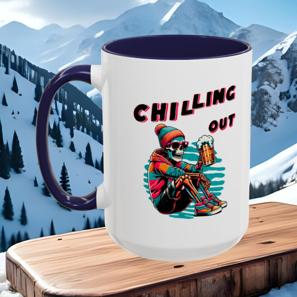 Wrap Around Mug 11 & 15 oz | Chilling Out | Coffee Mug | Mug