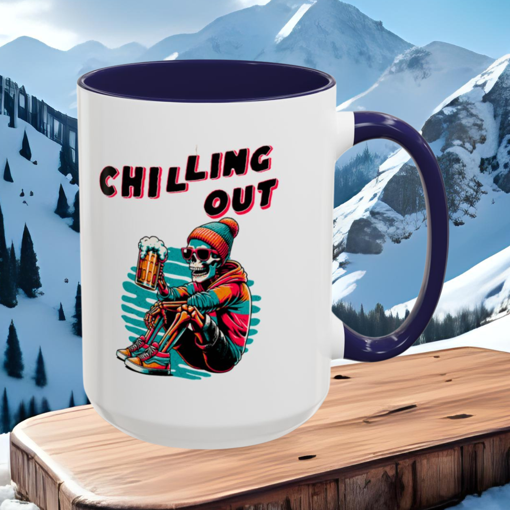 Wrap Around Mug 11 & 15 oz | Chilling Out | Coffee Mug | Mug