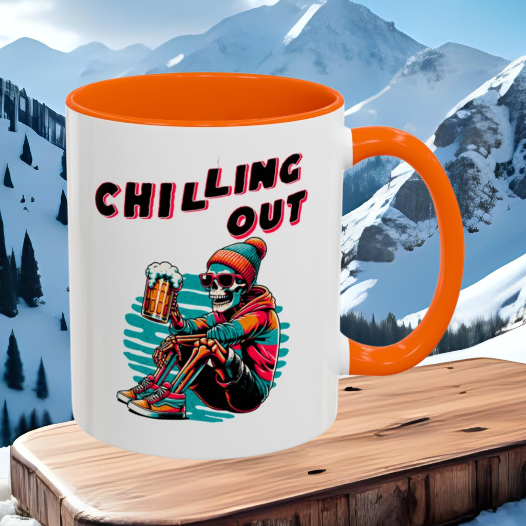 Wrap Around Mug 11 & 15 oz | Chilling Out | Coffee Mug | Mug