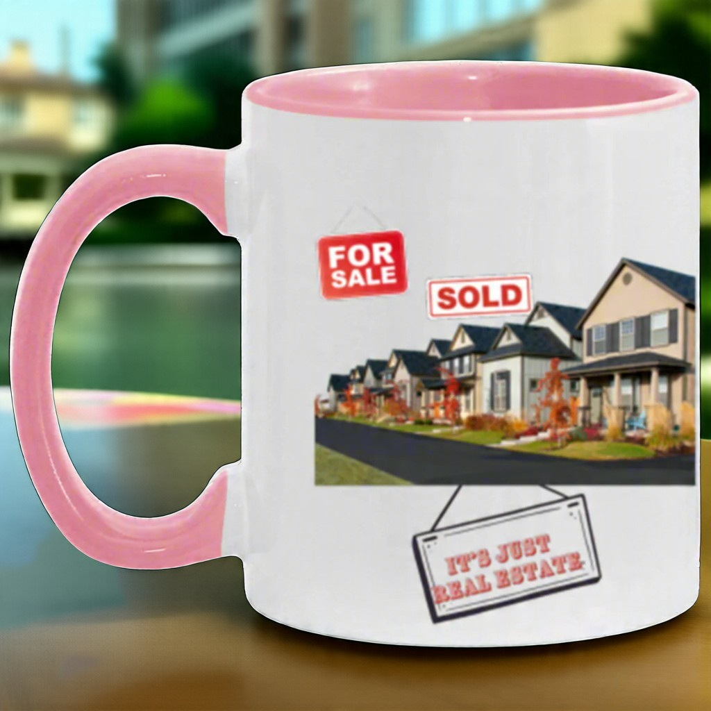 Wrap Around 11oz Accent Mug, Real Estate, Mug, Coffee Mug, Coffee, Sold