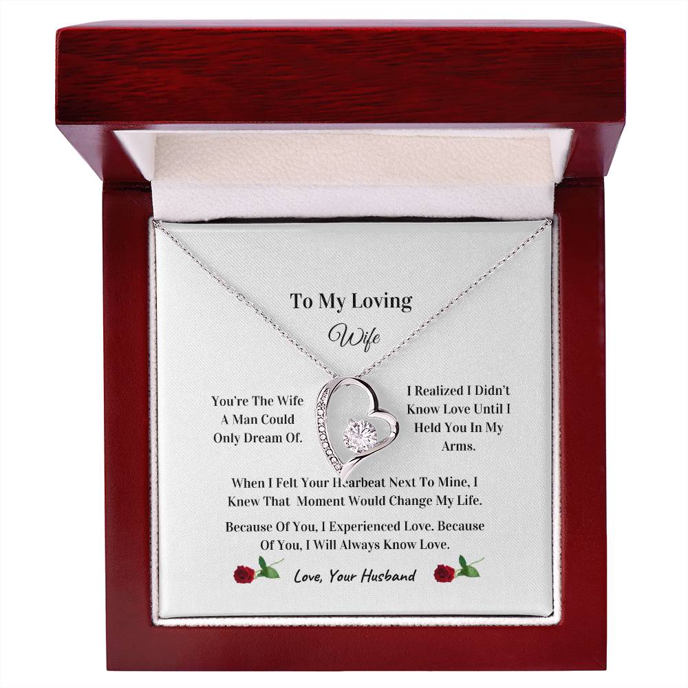 My Beautiful Wife | Love Knot Necklace | Mother's Day Gift | Love You Always