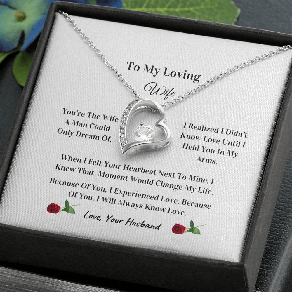 My Beautiful Wife | Love Knot Necklace | Mother's Day Gift | Love You Always