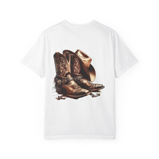 Unisex Garment-Dyed T-shirt | Western Wear Boots