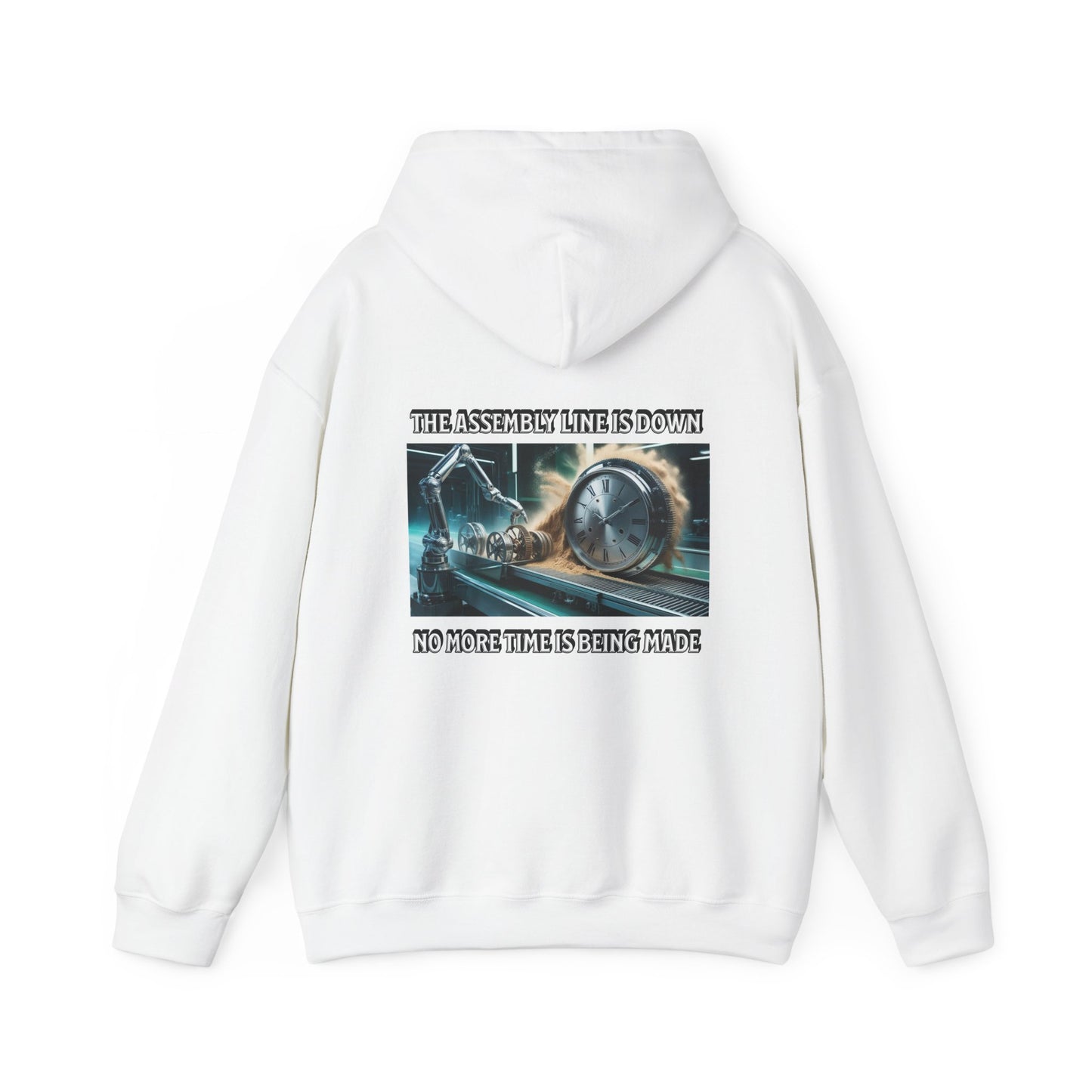Unisex Heavy Blend™ Hooded Sweatshirt | No More Time Can Be Produced | Time Is A Limited Resource
