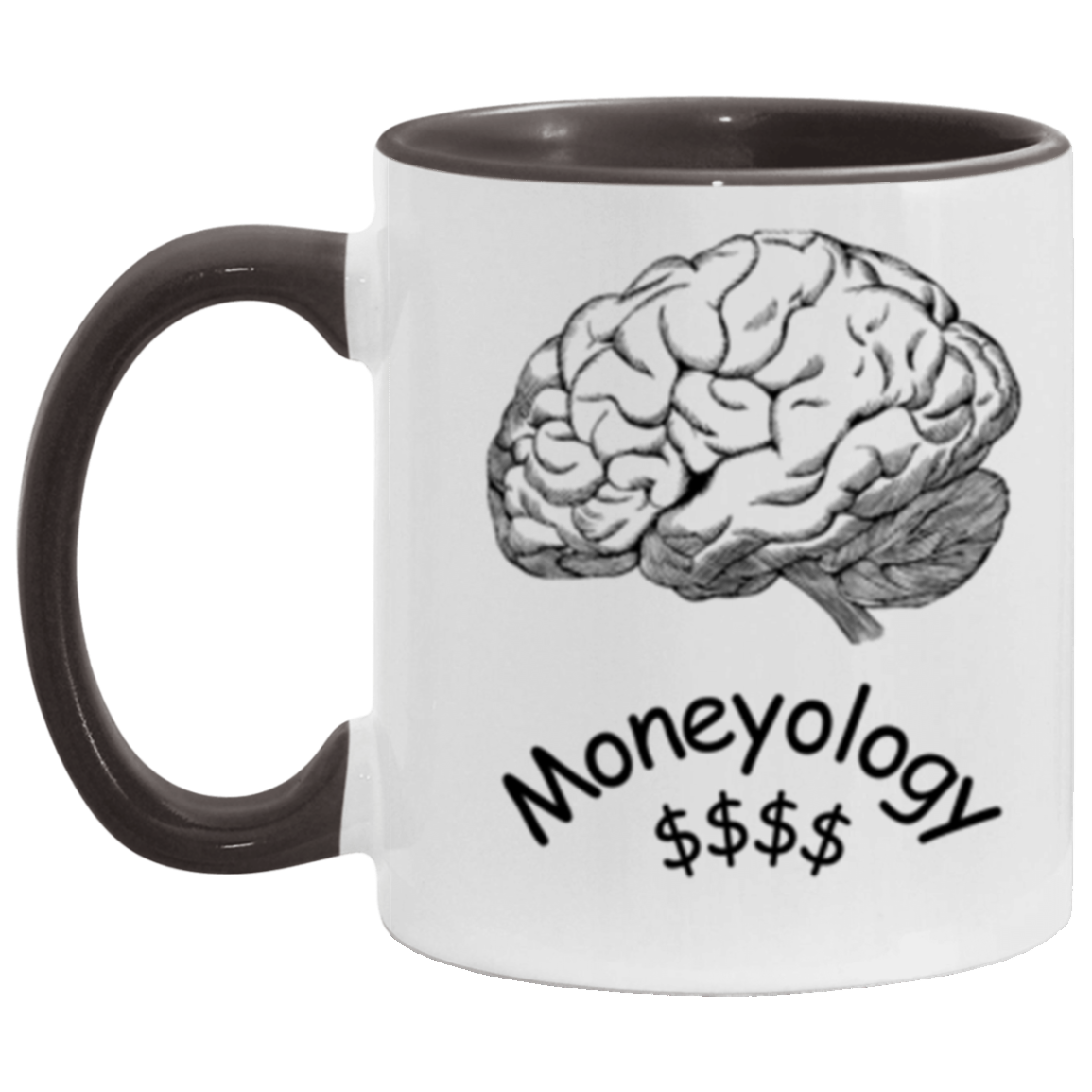 Wrap Around 11oz Accent Mug, Moneyology, The Study of Money, Coffee, Coffee Mug