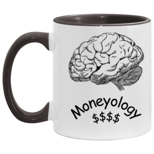 Wrap Around 11oz Accent Mug, Moneyology, The Study of Money, Coffee, Coffee Mug