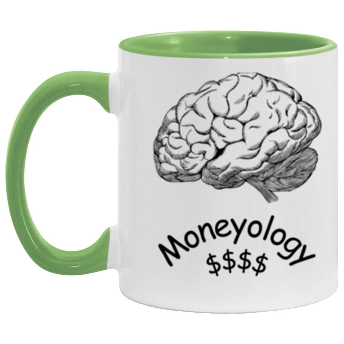 Wrap Around 11oz Accent Mug, Moneyology, The Study of Money, Coffee, Coffee Mug