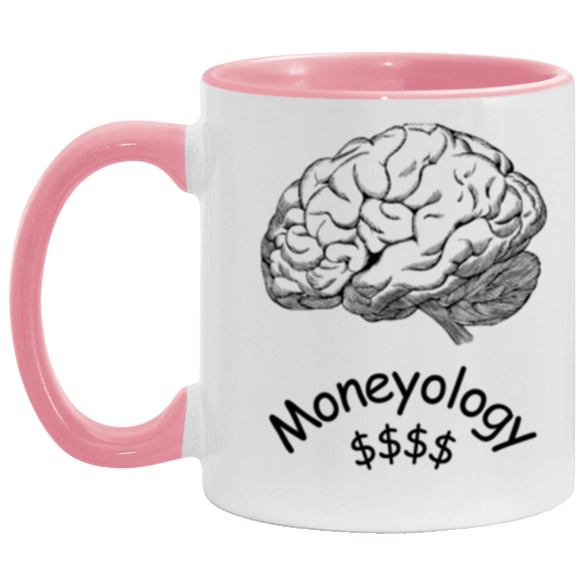 Wrap Around 11oz Accent Mug, Moneyology, The Study of Money, Coffee, Coffee Mug