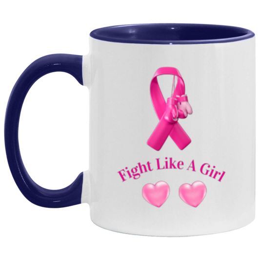 Wrap Around Mug Cancer Fight Like a Girl