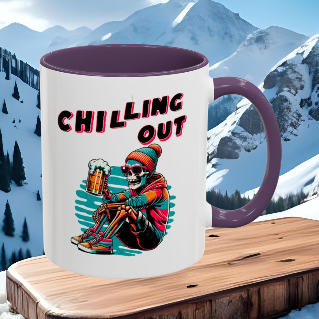 Wrap Around Mug 11 & 15 oz | Chilling Out | Coffee Mug | Mug