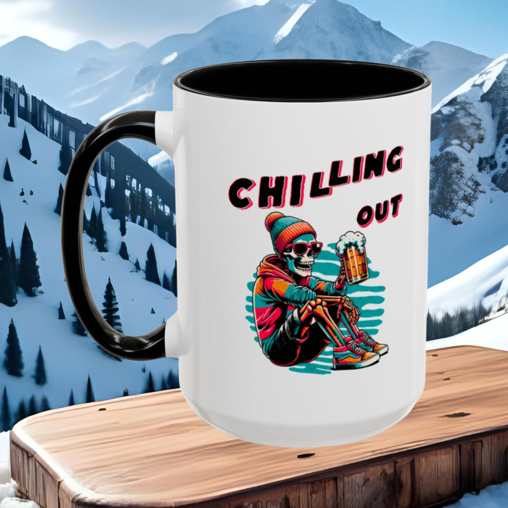 Wrap Around Mug 11 & 15 oz | Chilling Out | Coffee Mug | Mug