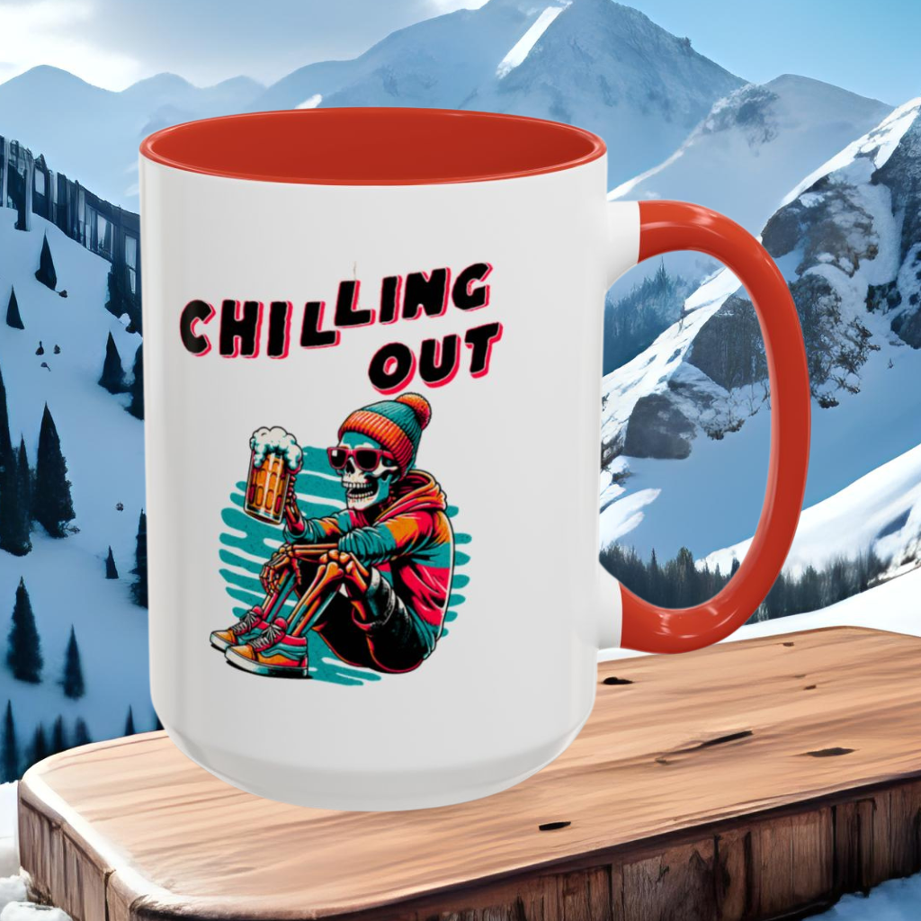 Wrap Around Mug 11 & 15 oz | Chilling Out | Coffee Mug | Mug