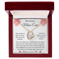 Greatest Mom Ever | Mom Love Knot Necklace | Momma, I Love You