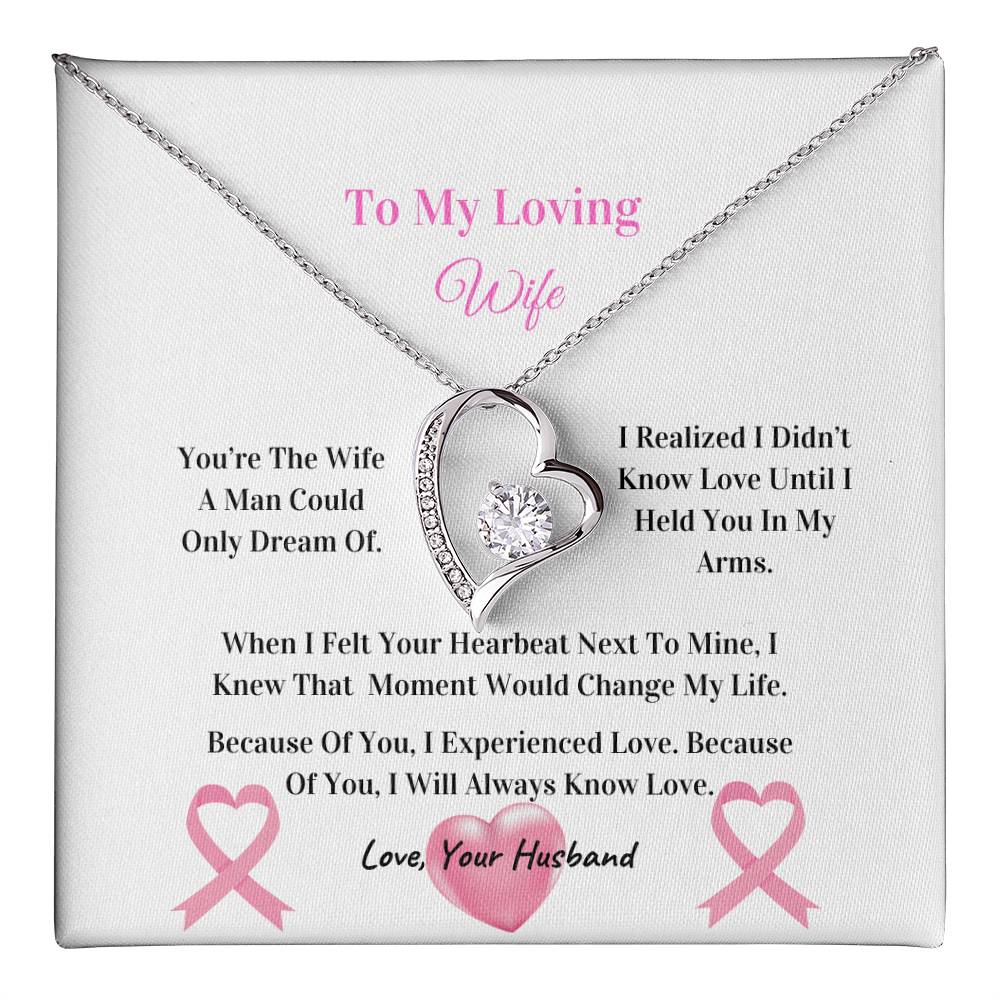 My Beautiful Wife  | Love Knot Necklace | Mother's Day Gift | Love You Always | Cancer Awareness