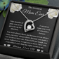 Greatest Mom Ever | Mom Love Knot Necklace | Momma, I Love You