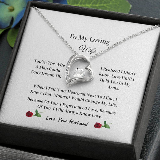My Beautiful Wife  | Love Knot Necklace | Mother's Day Gift | Love You Always