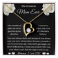 Greatest Mom Ever | Mom Love Knot Necklace | Momma, I Love You