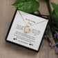 My Beautiful Wife  | Love Knot Necklace | Mother's Day Gift | Love You Always
