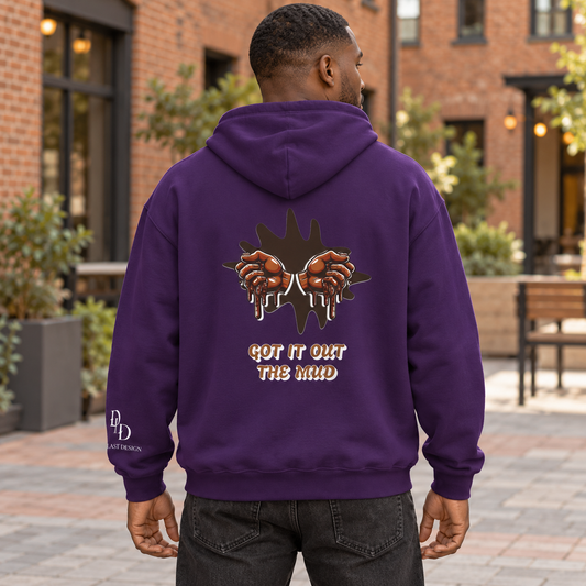Hard Times Made Me | Hooded Sweatshirt lifestyle photograph